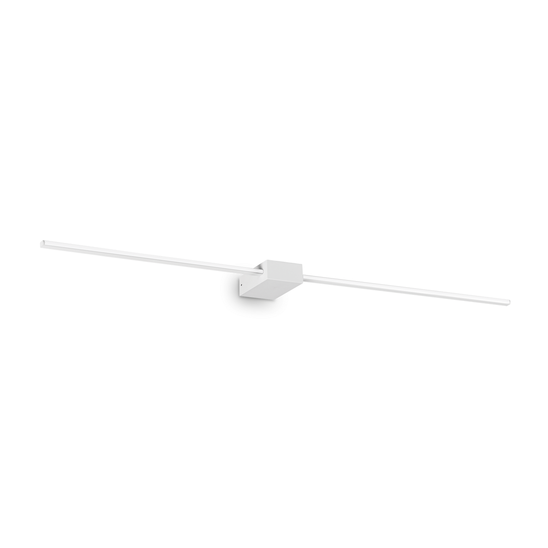 Aplica de perete liniara alba cu design minimalist Theo