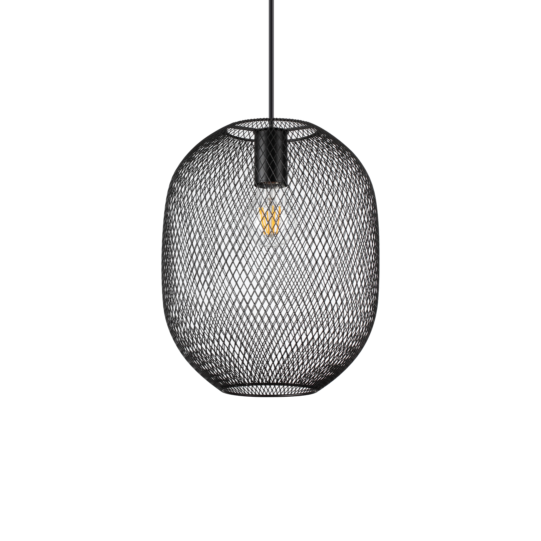Pendul cu abajur mesh auriu Net