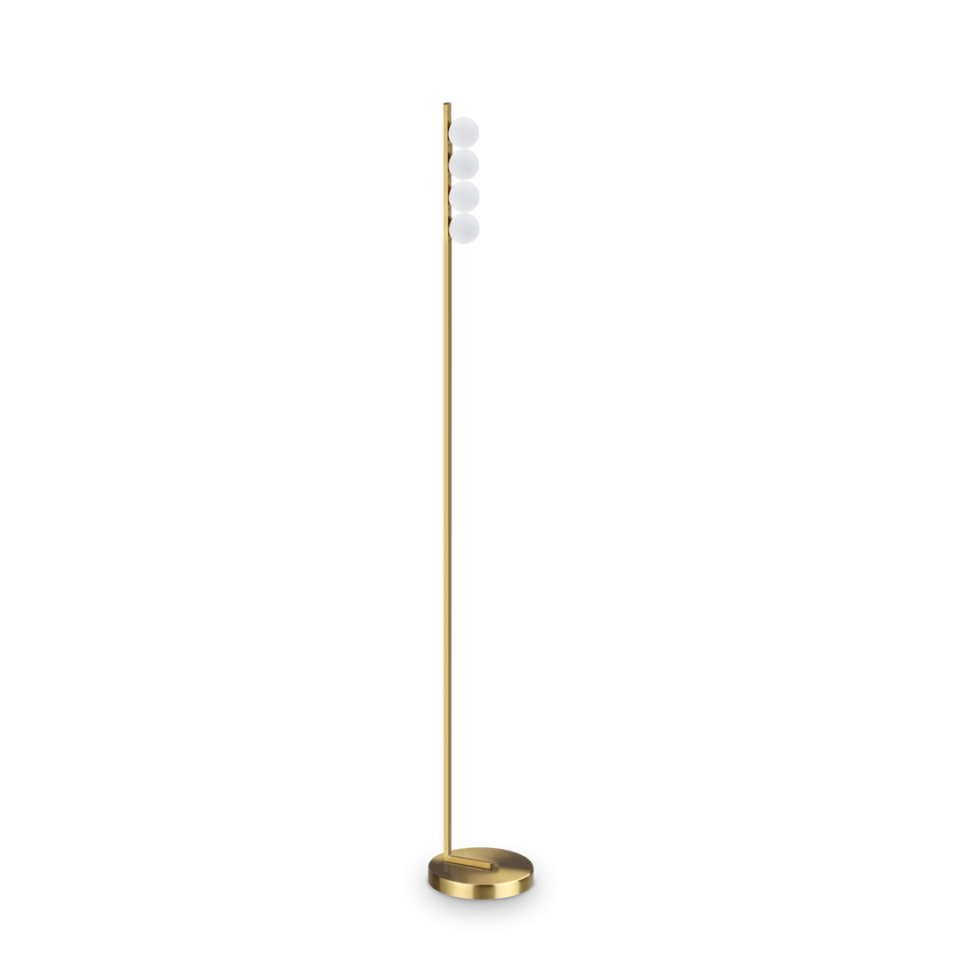 Lampadar alama cu 4 abajururi mici din sticla Ping Pong