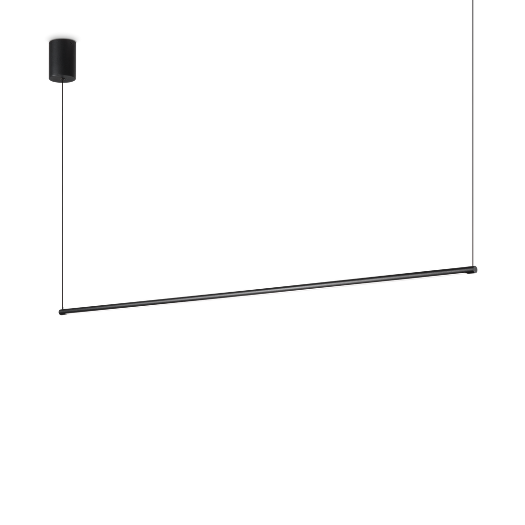 Lustra suspendata liniara neagra minimalista Essence