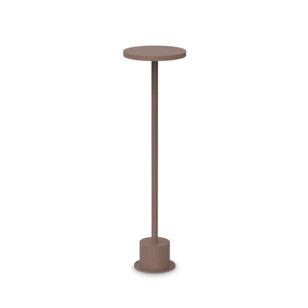 Stalp de iluminat cafeniu pentru exterior IP65 Toffee
