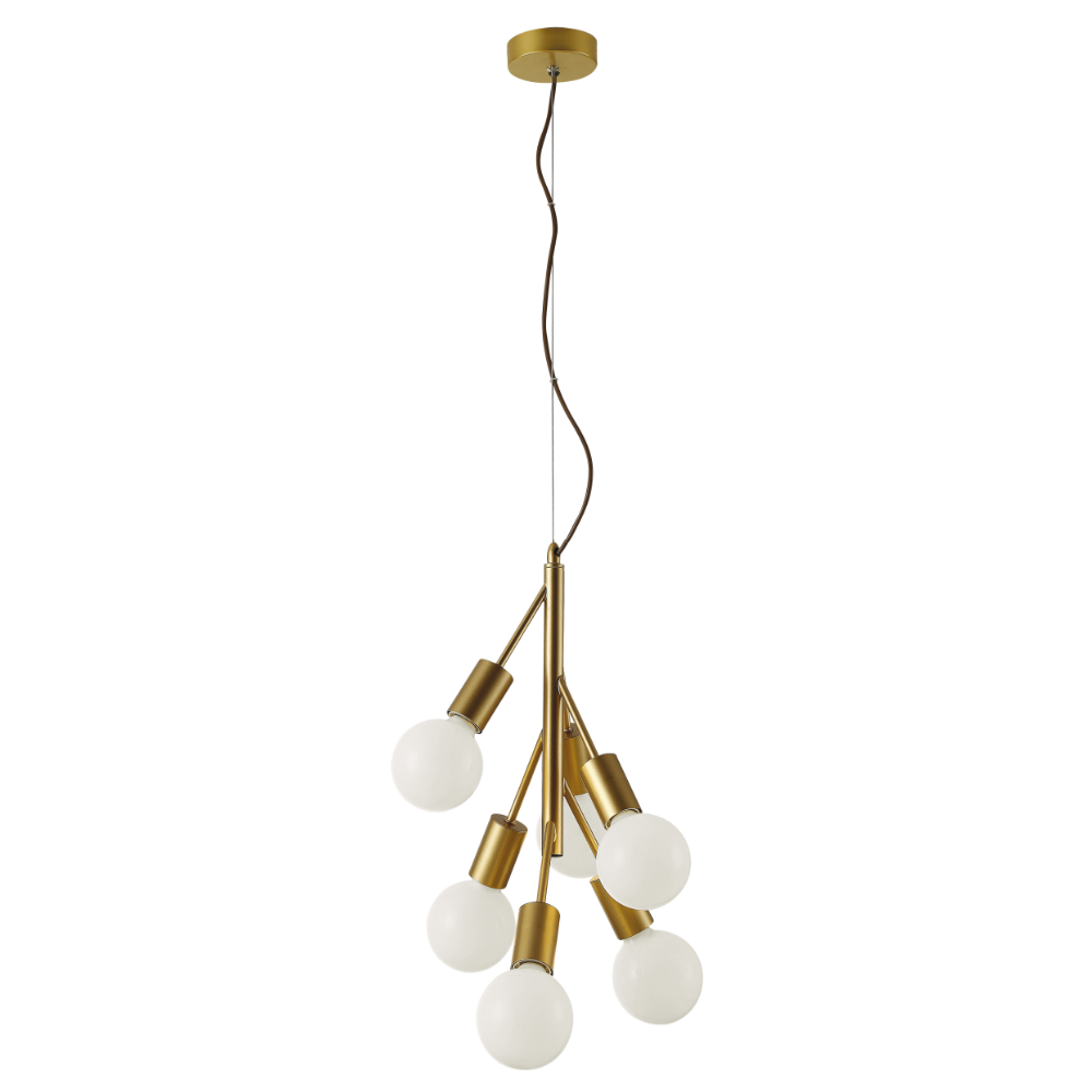 Lustra aurie cu 6 lumini Grape by Viokef
