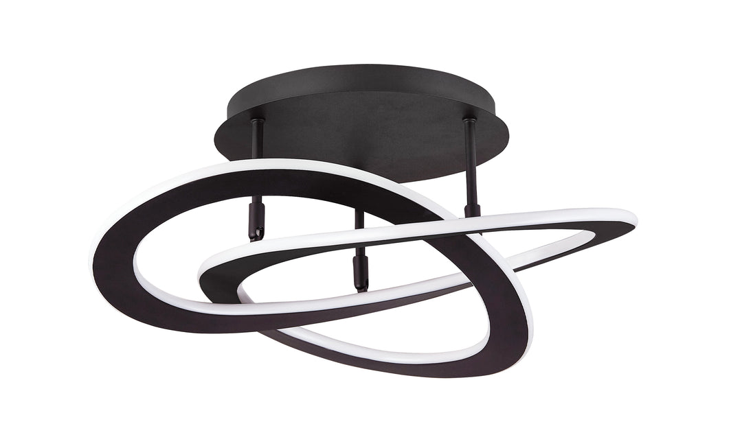Planofoniera cu doua inele led intersectate Charlie by Viokef