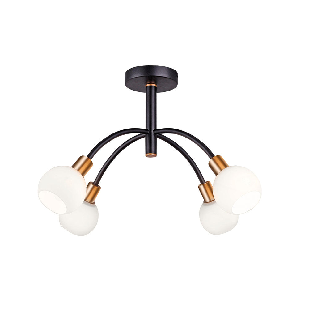 Plafoniera cu design modern si 4 lumini Elisa by Viokef
