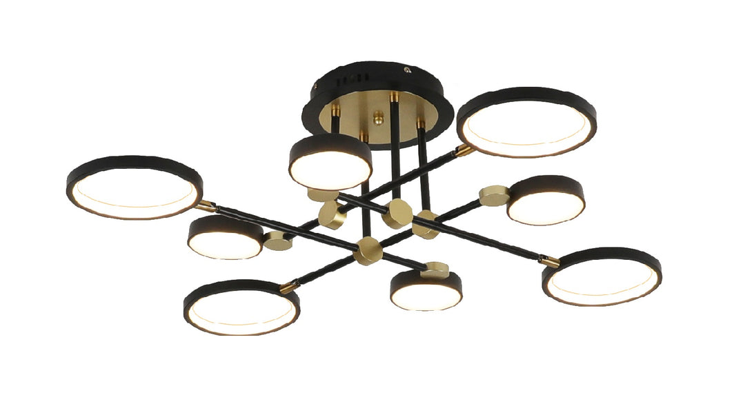 Planoniera cu 4 cercuri si 4 spoturi iluminate Persa by Viokef