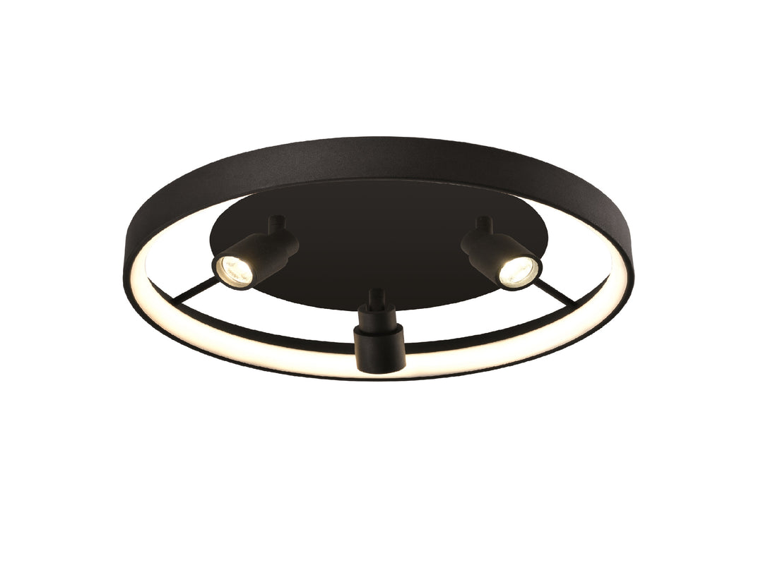 Plafoniera led in forma de cerc cu 3 spoturi suplimentare Denis by Viokef