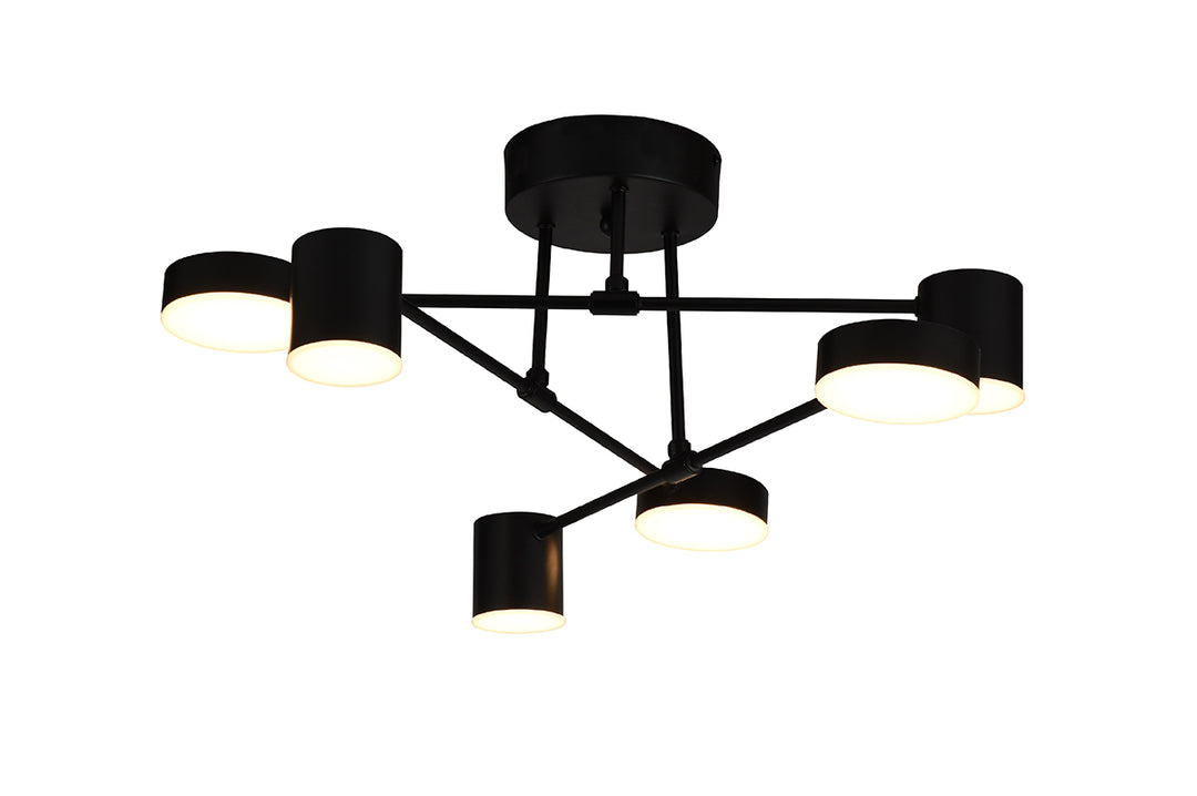Plafoniera led cu finisaj negru Uno by Viokef