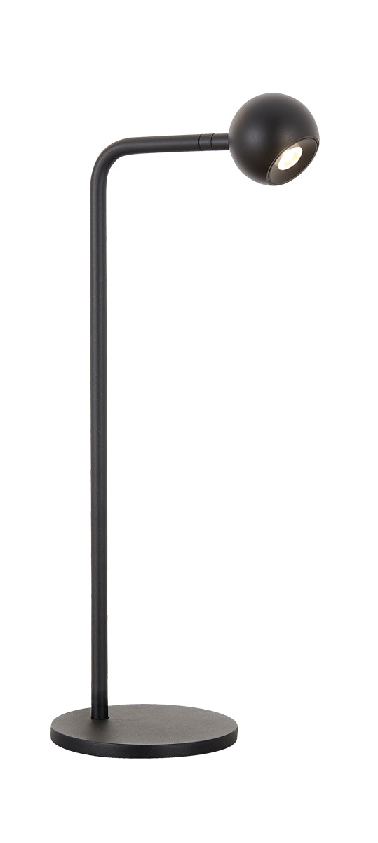 Lampa de masa minimalista neagra Sebastian by Viokef
