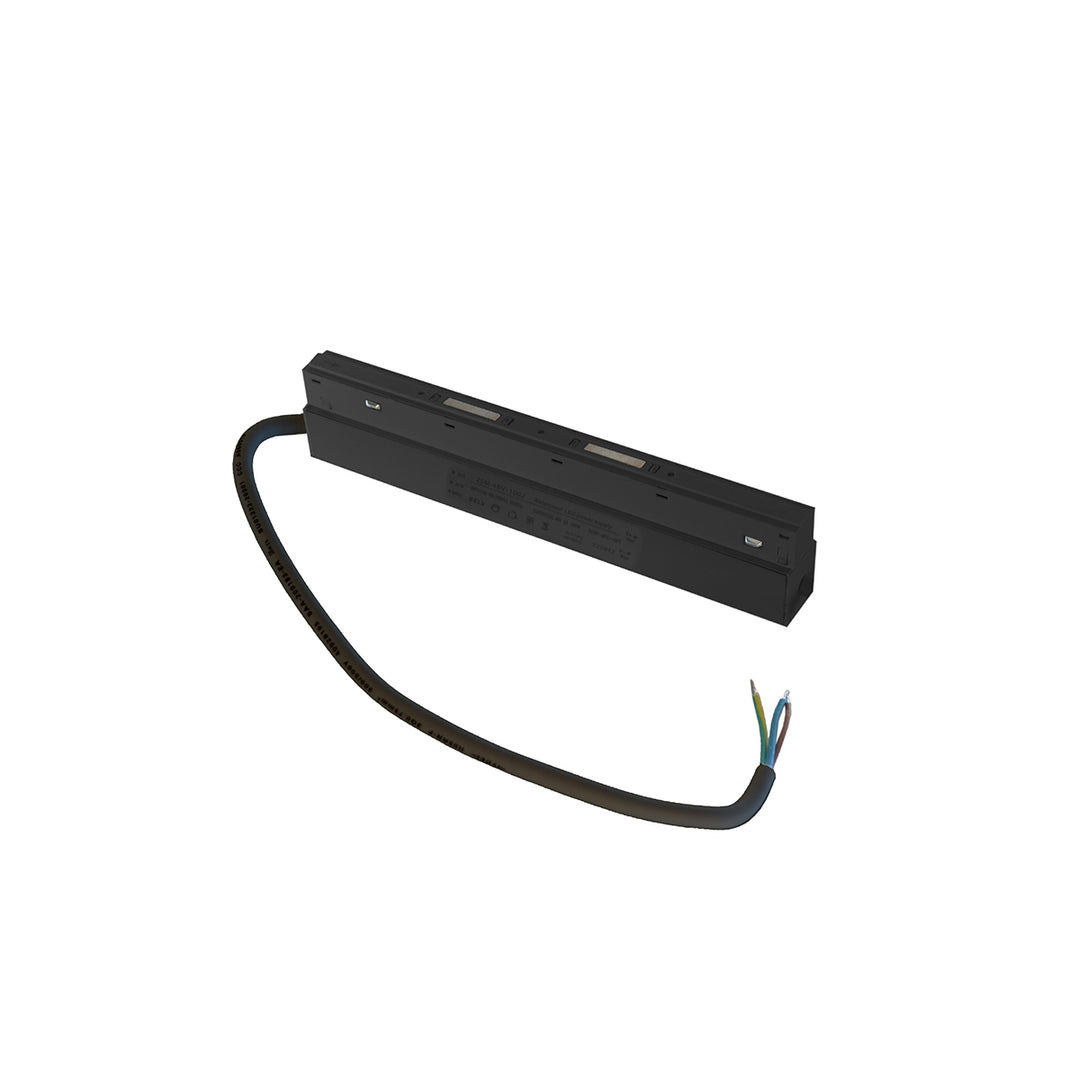 Transformator negru cu prindere pe sina magnetica 48VDC 100W by Viokef