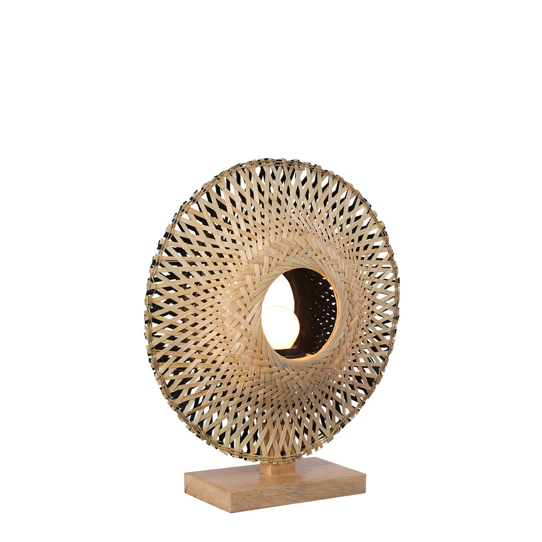 Lampa de masa din bambus Ilanga by Viokef