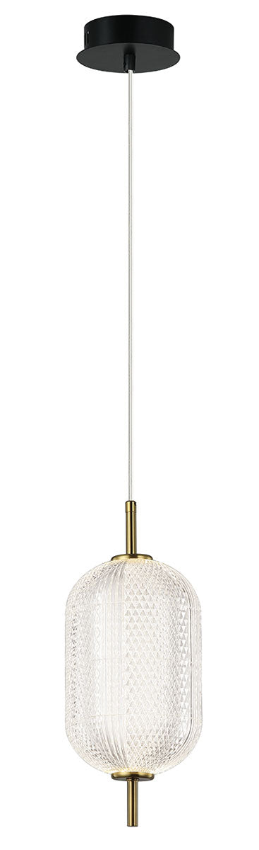 Pendul cu abajur texturat Pellucid by Viokef