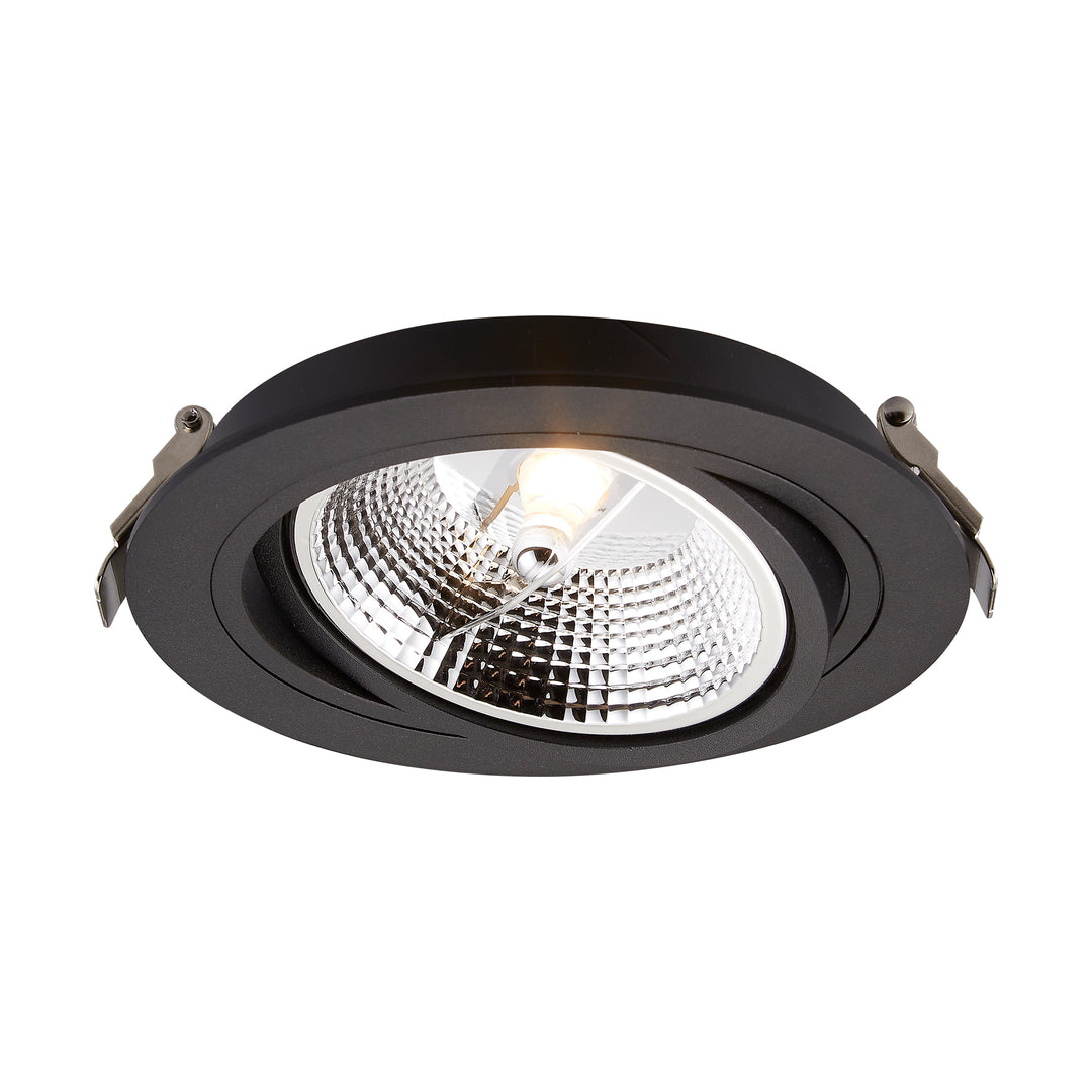 Spot incastrat negru Chuck ARGU10-055-N