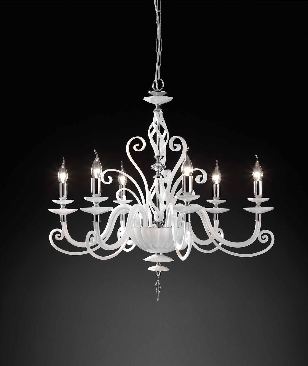 Candelabru Alicante White L6 by Euroluce