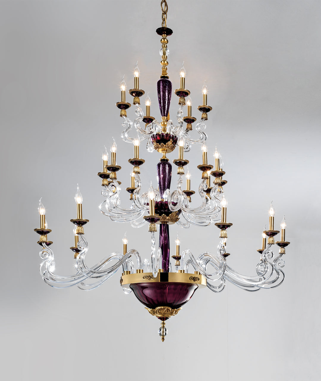 Candelabru Barocco L12+12+6 by Euroluce