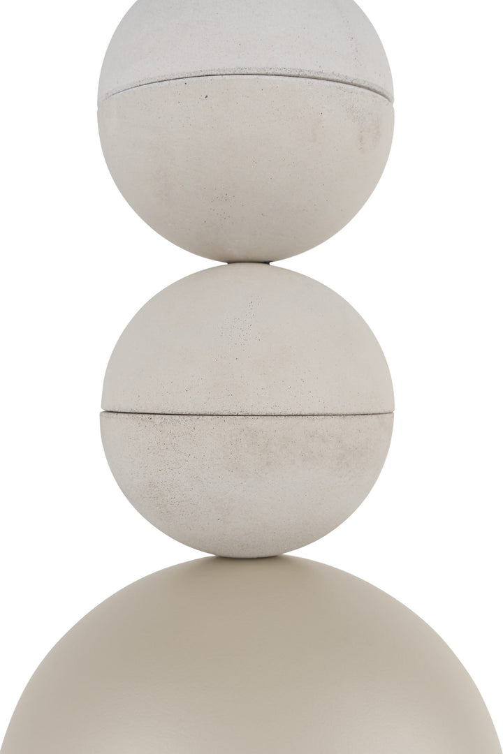 Lustra din sfere de beton Bosfor by LØFTLIGHT
