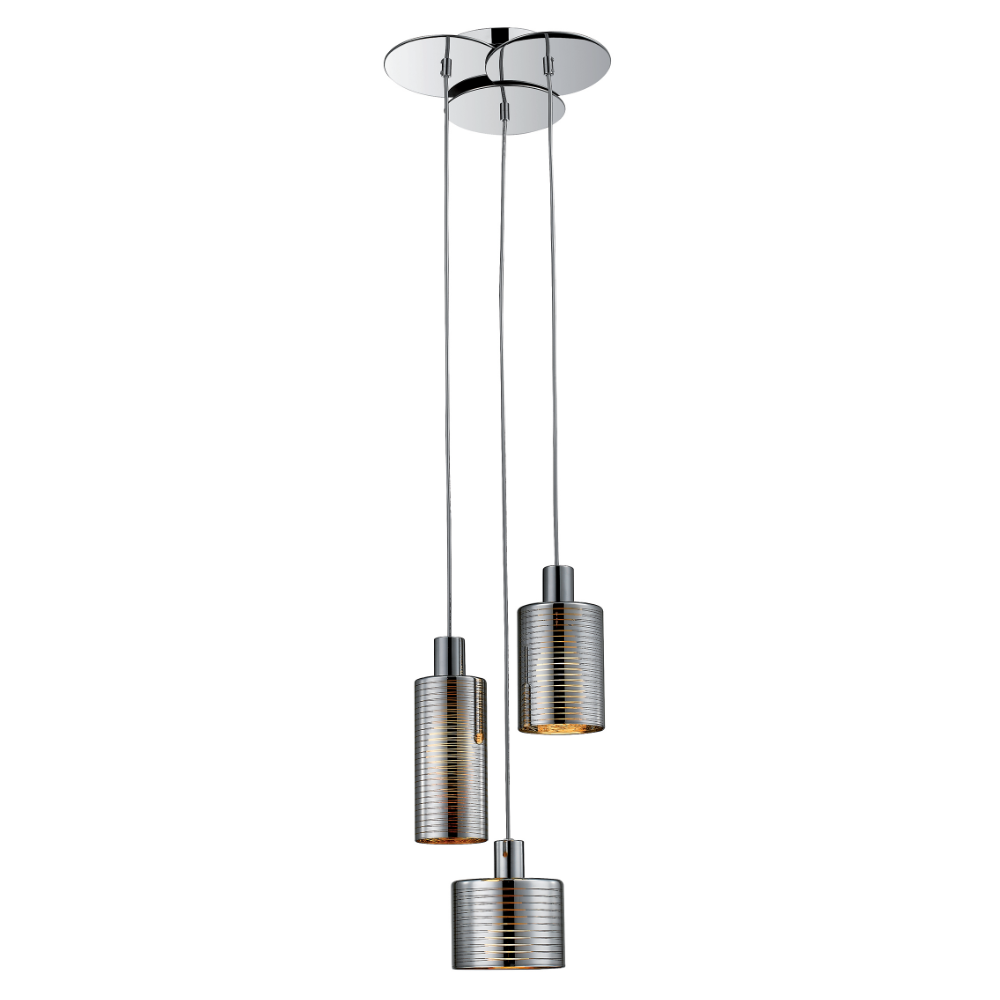 Lustra cu design modern argintie Charlotte by Viokef