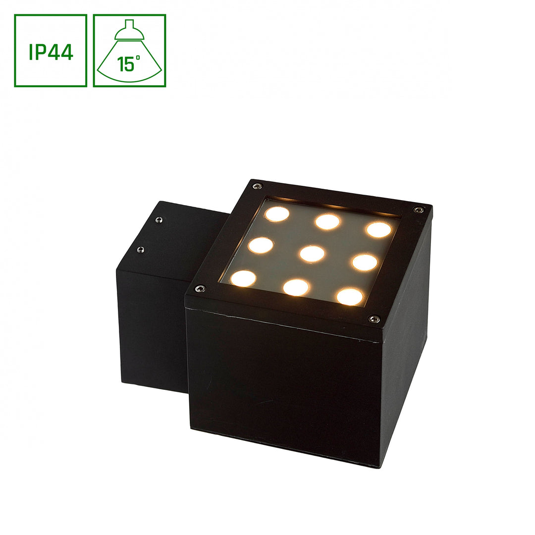 Aplica de perete pentru exterior TORRE 2X6LED CREE 15DEG 230V 9W IP44 WW WALL-MOUNTED