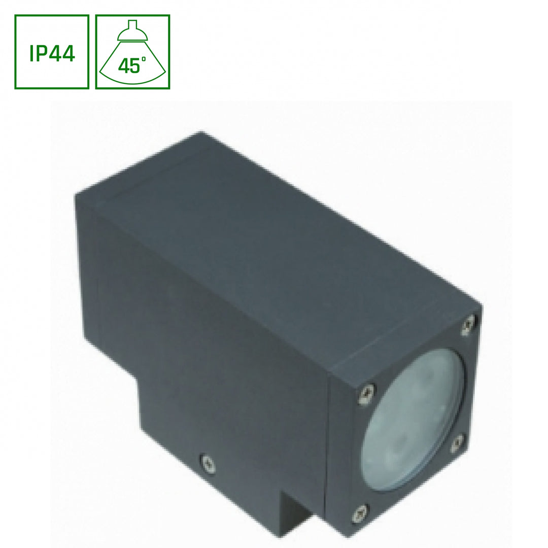 Aplica de perete pentru exterior TORRE 2X3LED CREE 45DEG 230V 6W IP44 CW WALL-MOUNTED