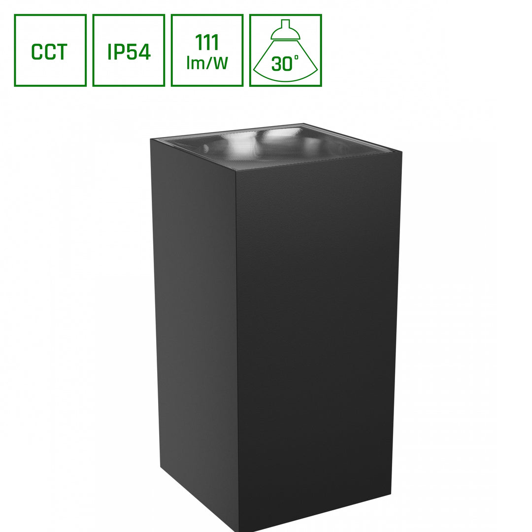 Aplica de perete pentru exterior TORRE 18W CCT 230V IP54