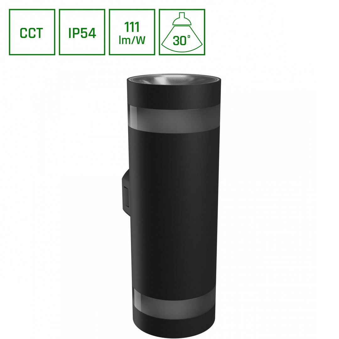 Aplica de perete pentru exterior TORRE RING 18W CCT 230V IP54