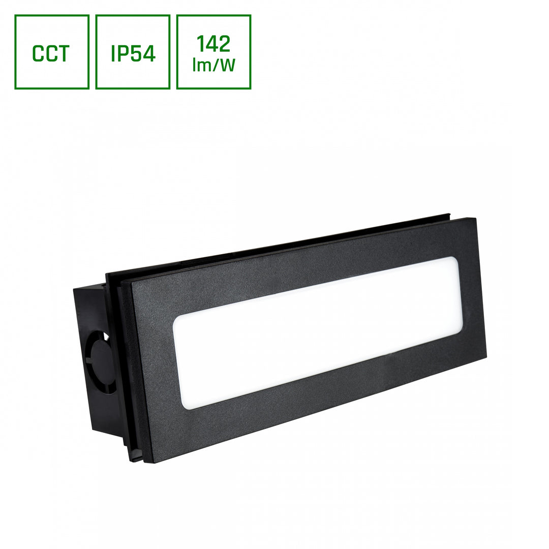 Aplica de perete incastrata pentru exterior ENCANTA 6W CCT 230V IP54