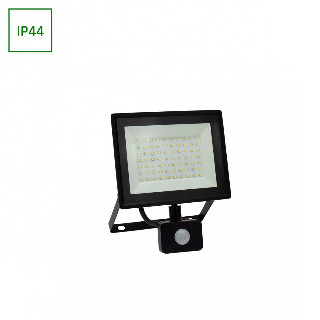 Proiector led NOCTIS LUX 3 FLOODLIGHT 50W NW 230V IP44 180X215X53MM BLACK WITH PIR SENSOR