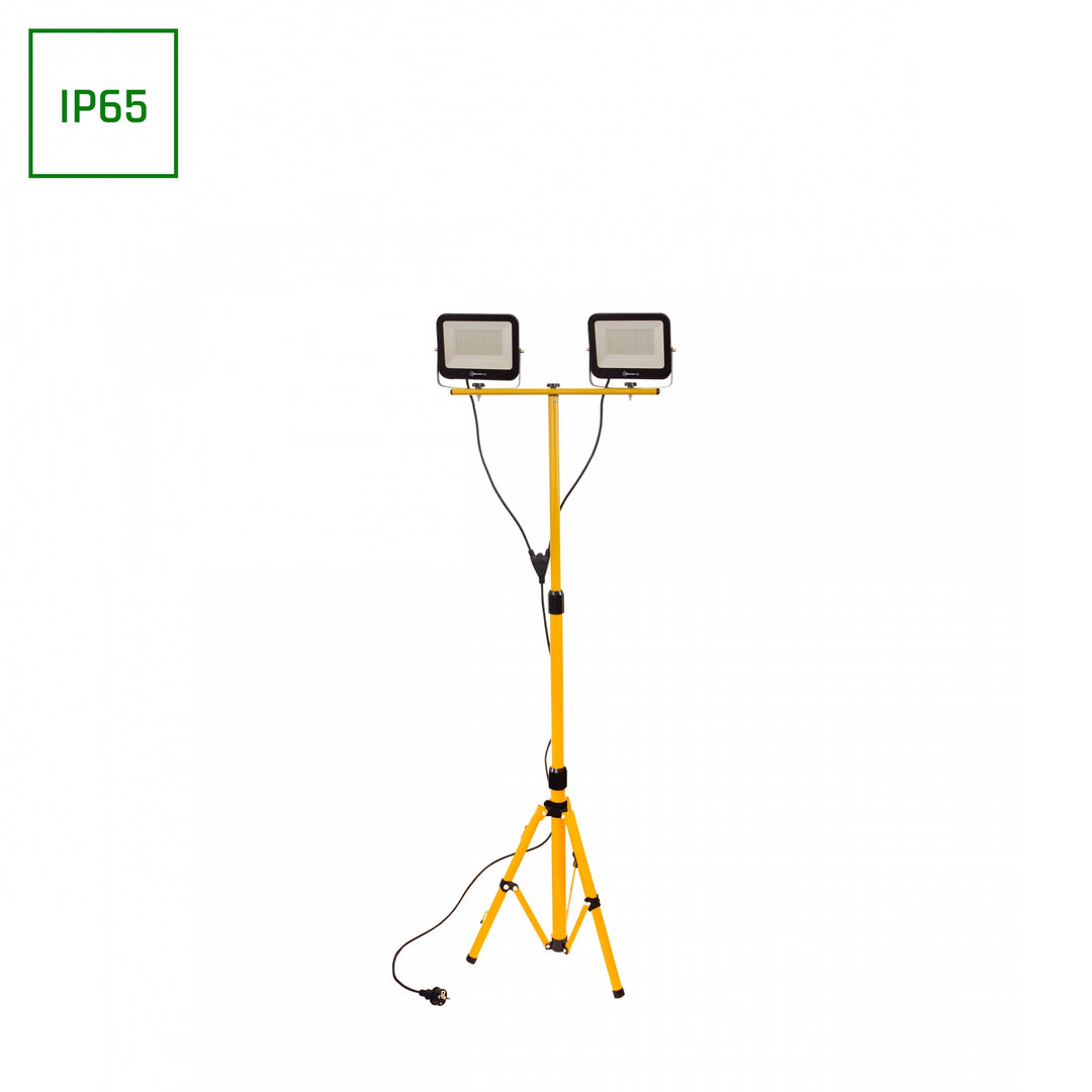 Set complet trepied si proiectoare pentru santier 2X50W 230V IP66 205x170x30mm (+ 2100mm cablu) SPECTRUM