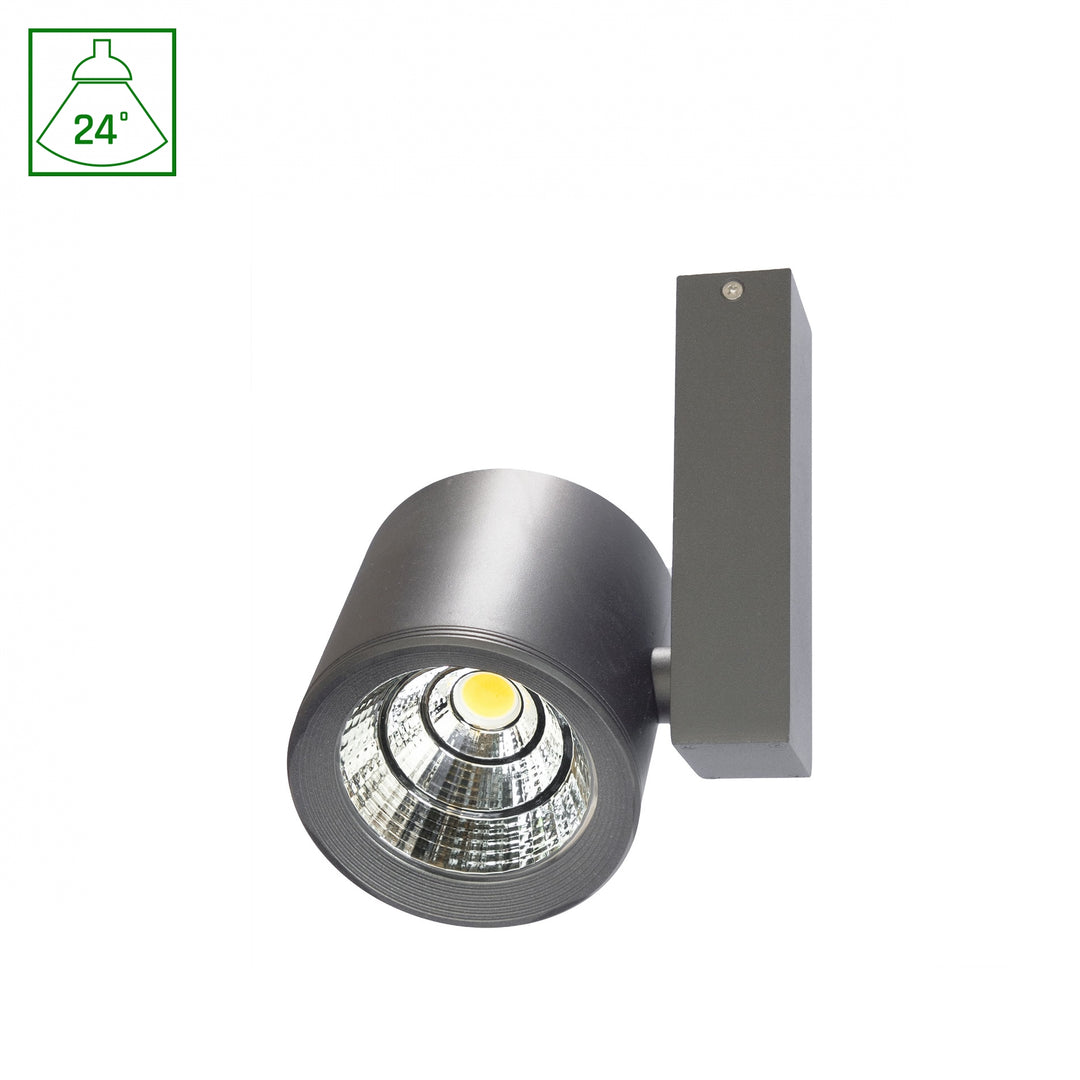 Spot aplicat CHLOE COB LED 230V 16W IP20 24DEG WW CEILING SILVER MAT