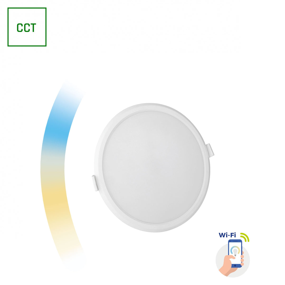 Aplica led incastrata ALGINE 12W CCT+DIM WI-FI SPECTRUM SMART