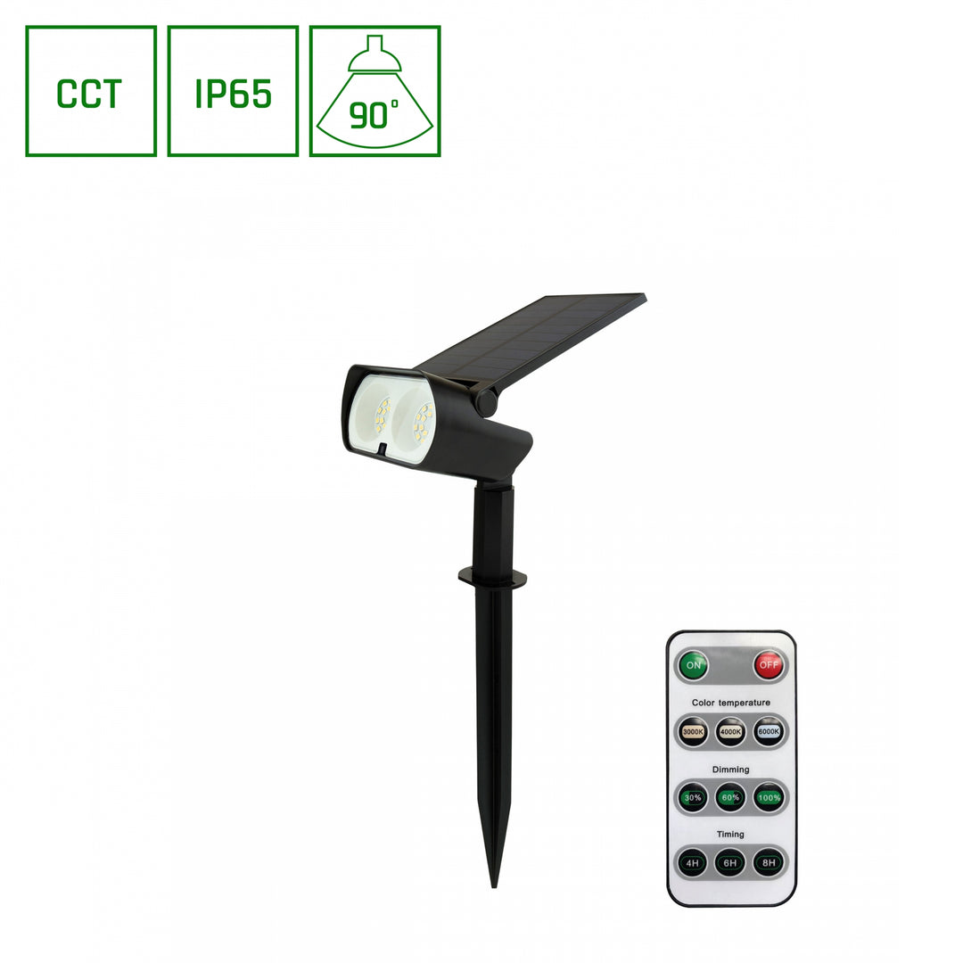 Lampa de gradina cu telecomanda IP65 290X188X95MM