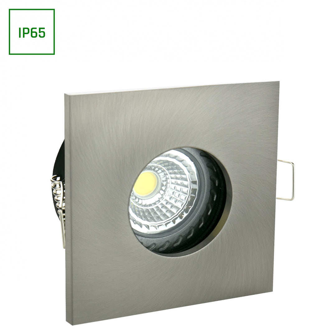 Spot incastrat de exterior FIALE IV GU10 SQUARE SILVER IP65