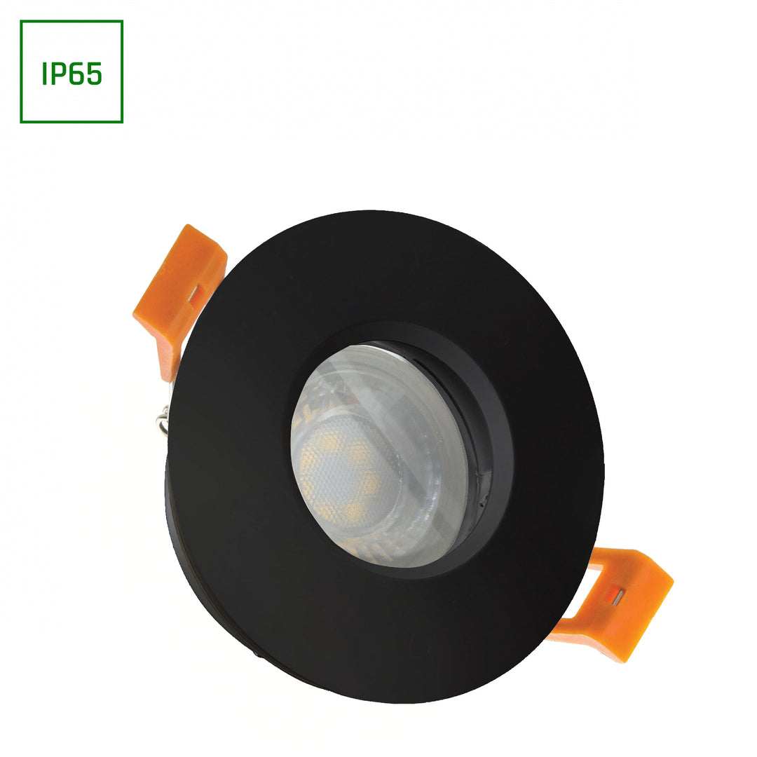 Spot incastrat de exterior FIALE IV GU10 ROUND BLACK IP65