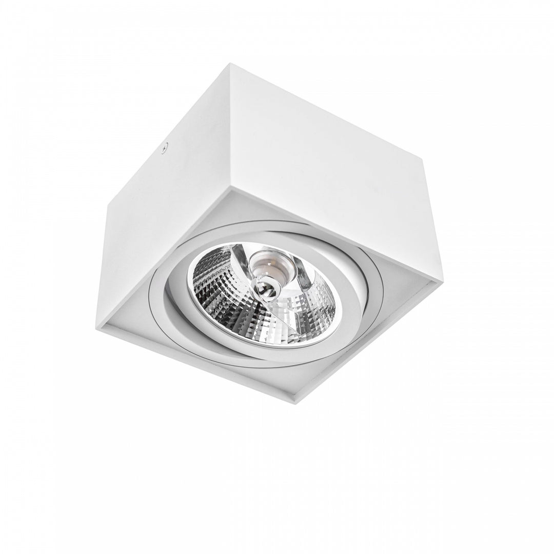 Spot aplicat CHLOE AR111 GU10 IP20 SQUARE WHITE