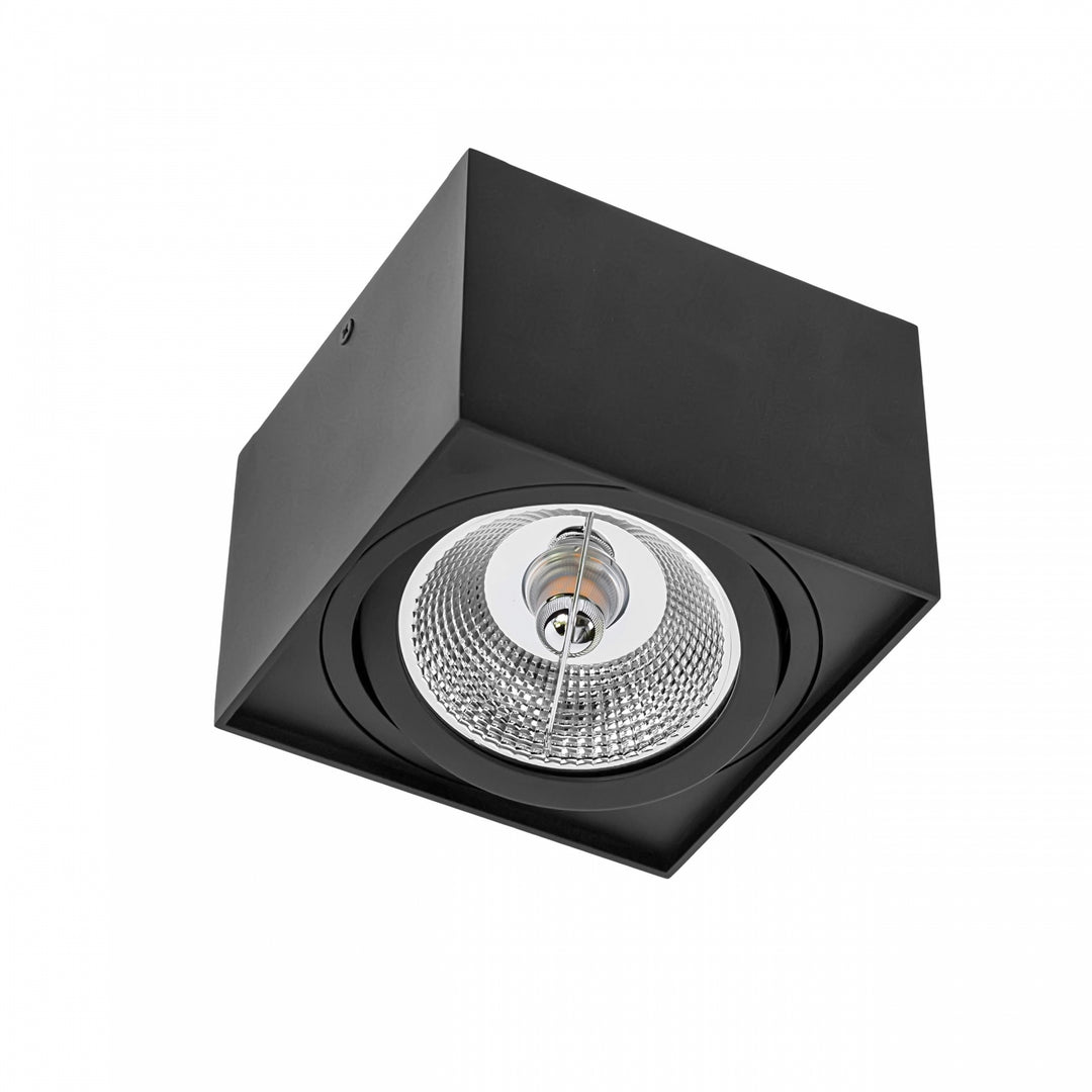 Spot aplicat CHLOE AR111 GU10 IP20 SQUARE BLACK