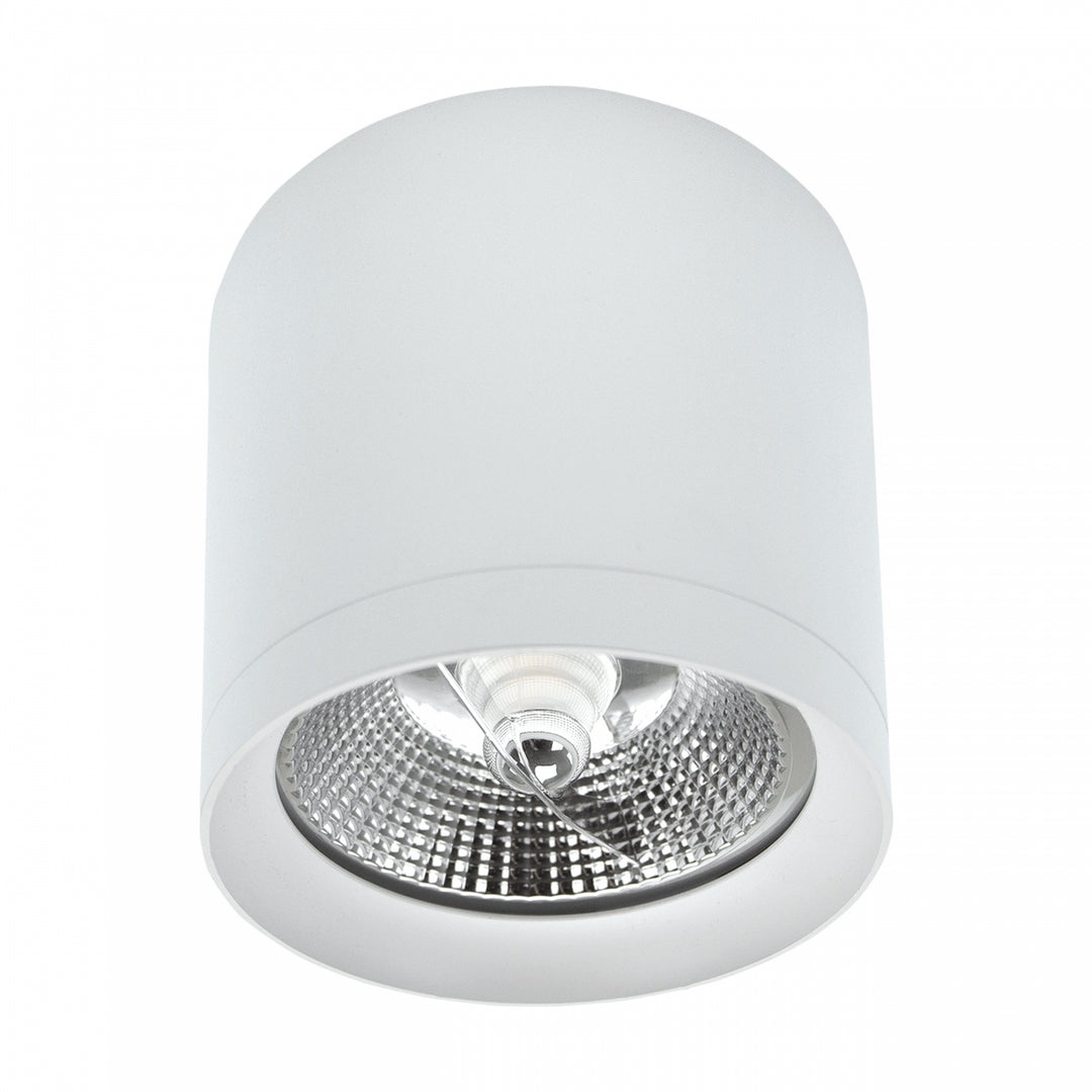 Spot aplicat CHLOE AR111 ANTI-GLARE GU10 230V IP20 118X110MM WHITE ROUND