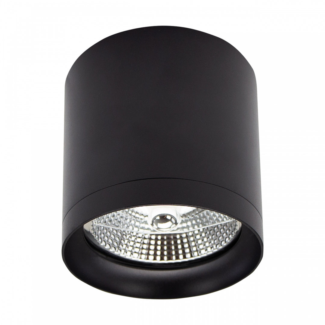 Spot aplicat CHLOE AR111 ANTI-GLARE GU10 230V IP20 118X110MM BLACK ROUND