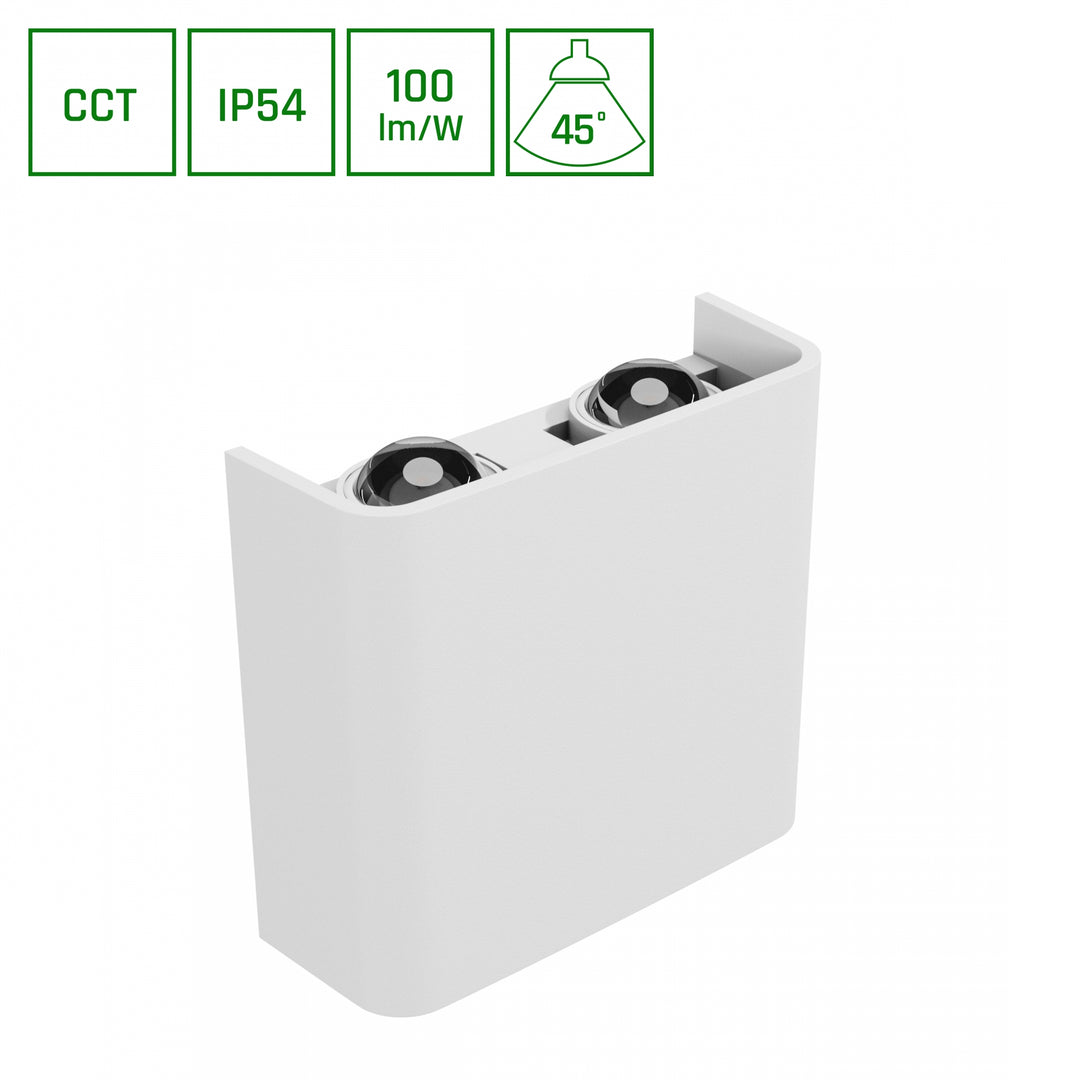 Aplica de perete pentru exterior LUNARIX 2 SCONCE 4W CCT 230V IP54
