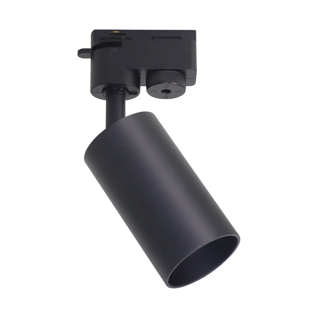 Spot negru cu montaj pe sina Tube TLS001-BK