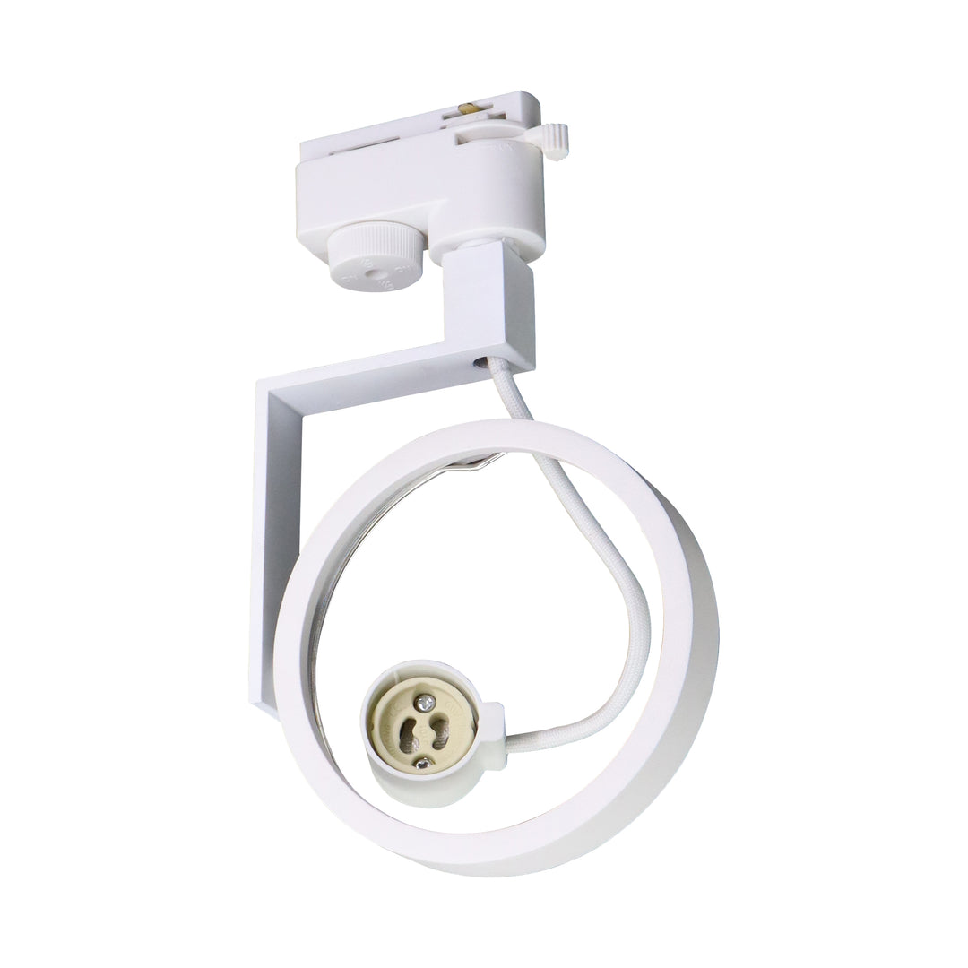 Corp alb de iluminat cu montaj pe sina TLS002-WH