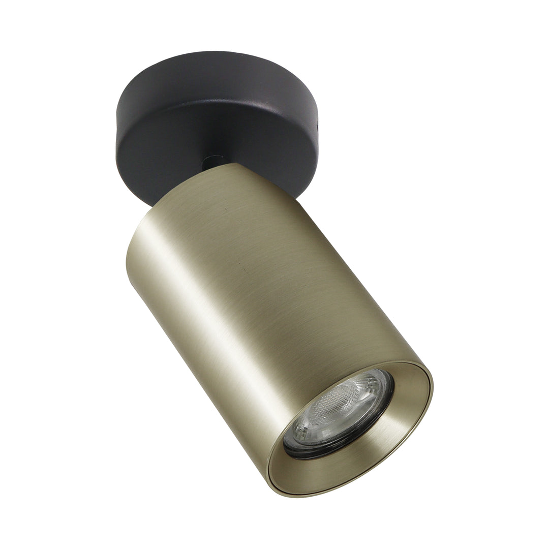Spot reglabil negru Tore TLS006-GLD
