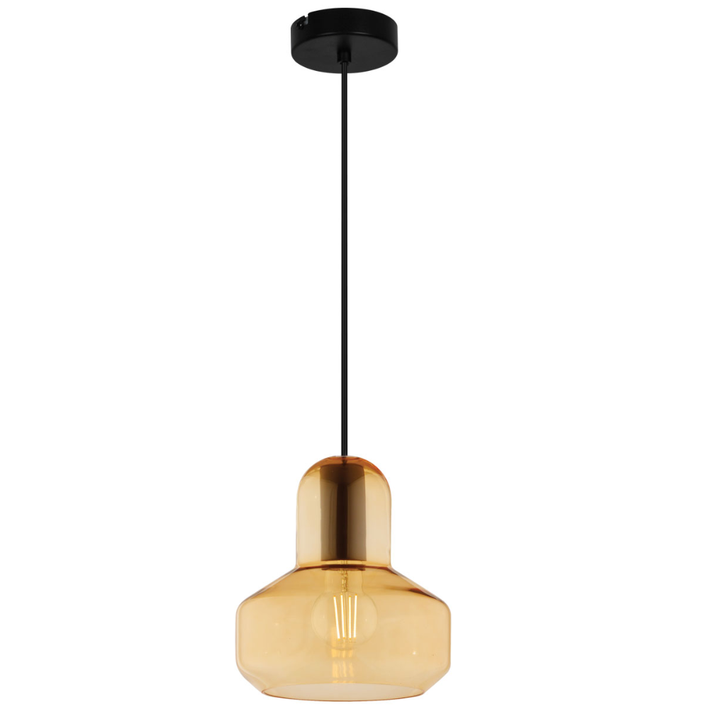 Pendul cu abajur auriu Mandy by Viokef