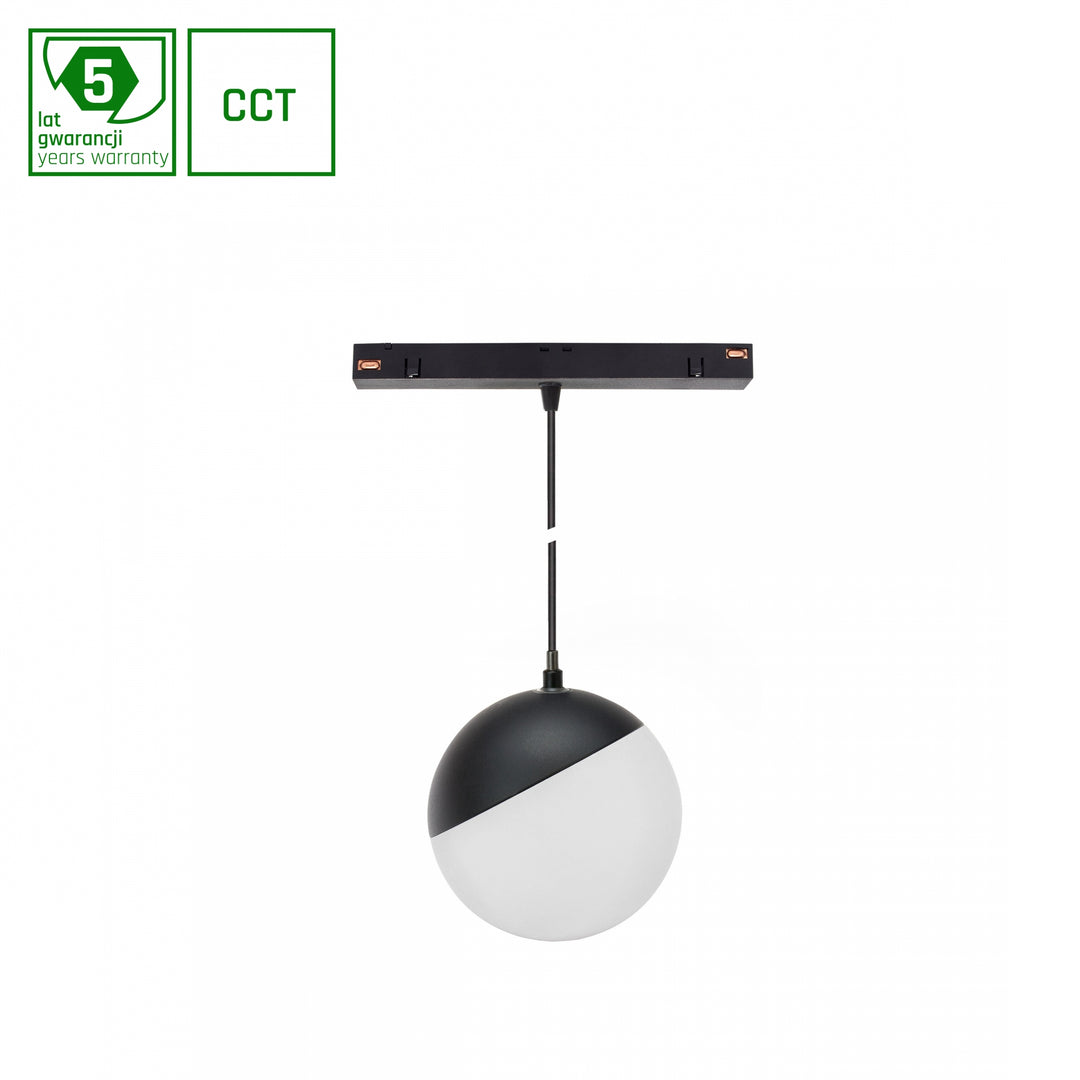 Pendul negru cu montaj pe sina SMART GLOBE P WLD+40001_SMART