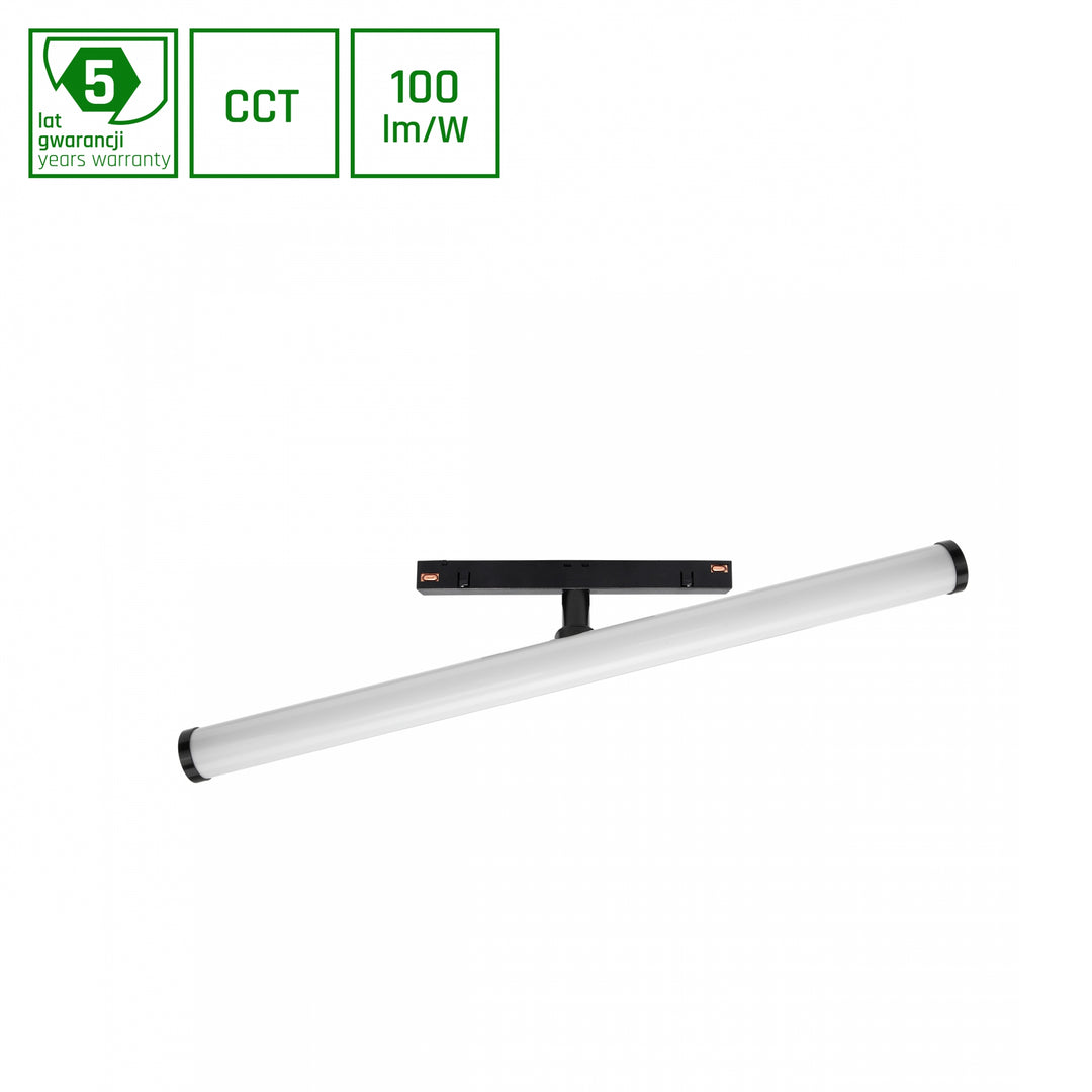 Spot tubar negru ajustabil SMART Beam WLD+40007_SMART