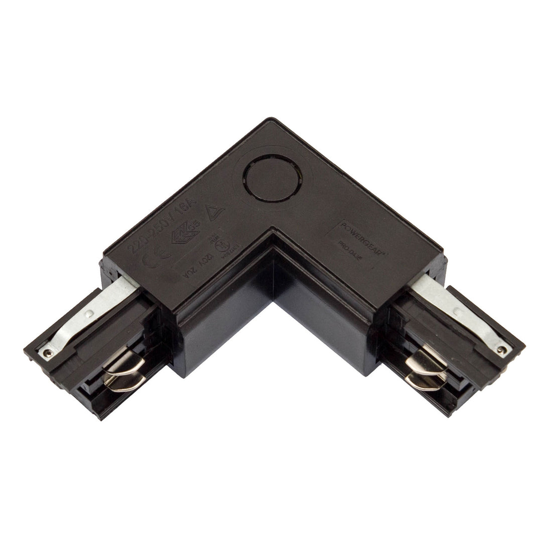 Conector negru L stanga pentru sina SPS