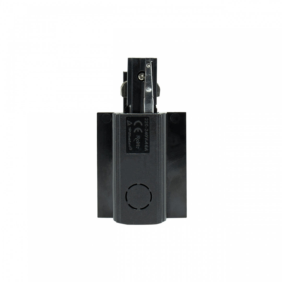 Conector electric negru stanga pentru sina incastrata SPS