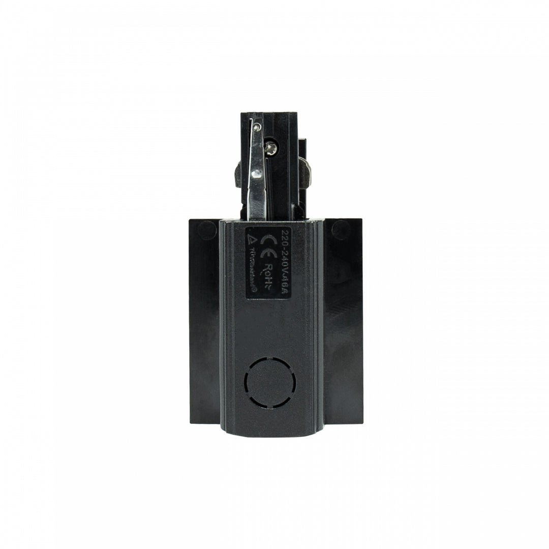 Conector electric negru dreapta pentru sina incastrata SPS