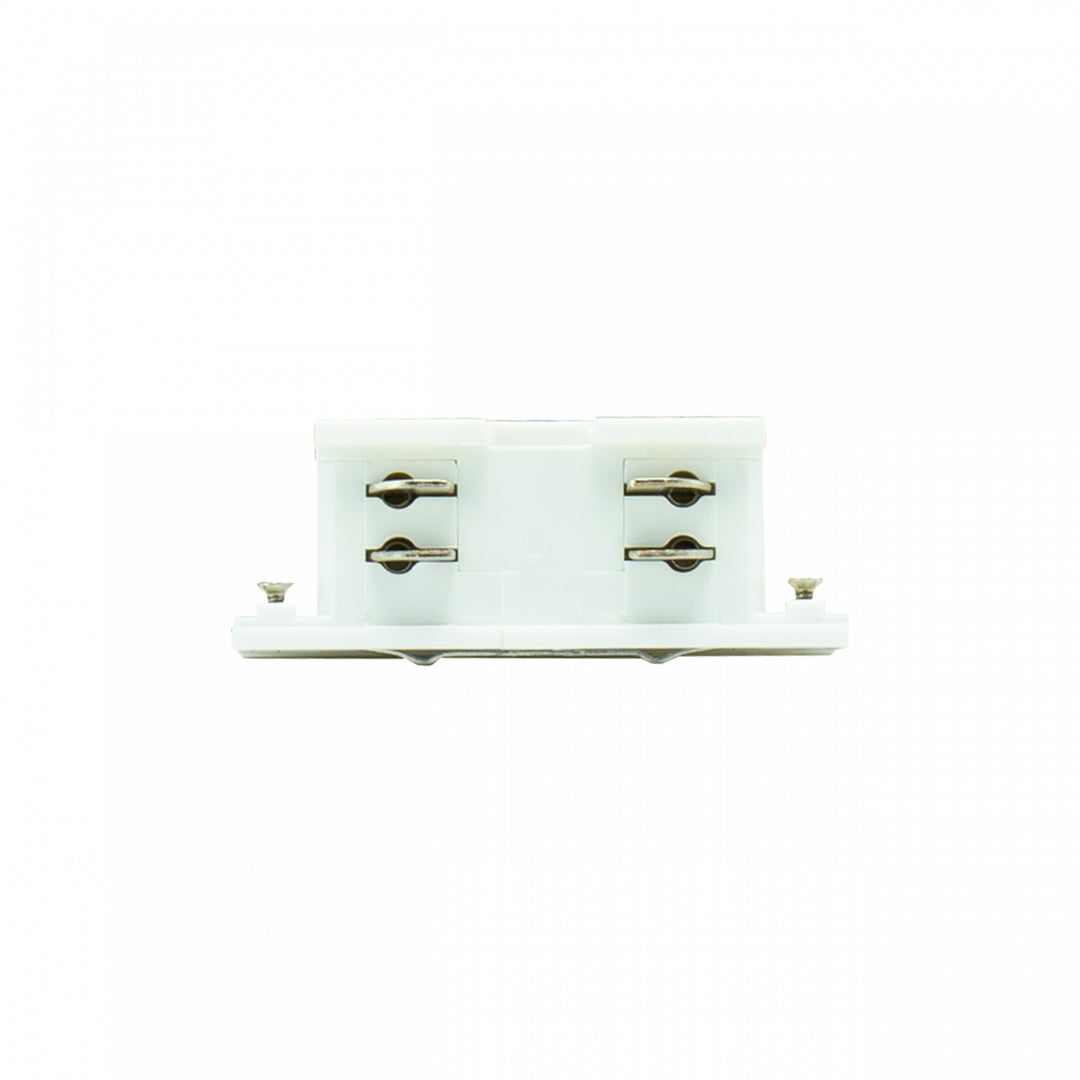 Conector alb drept pentru sina incastrata SPS