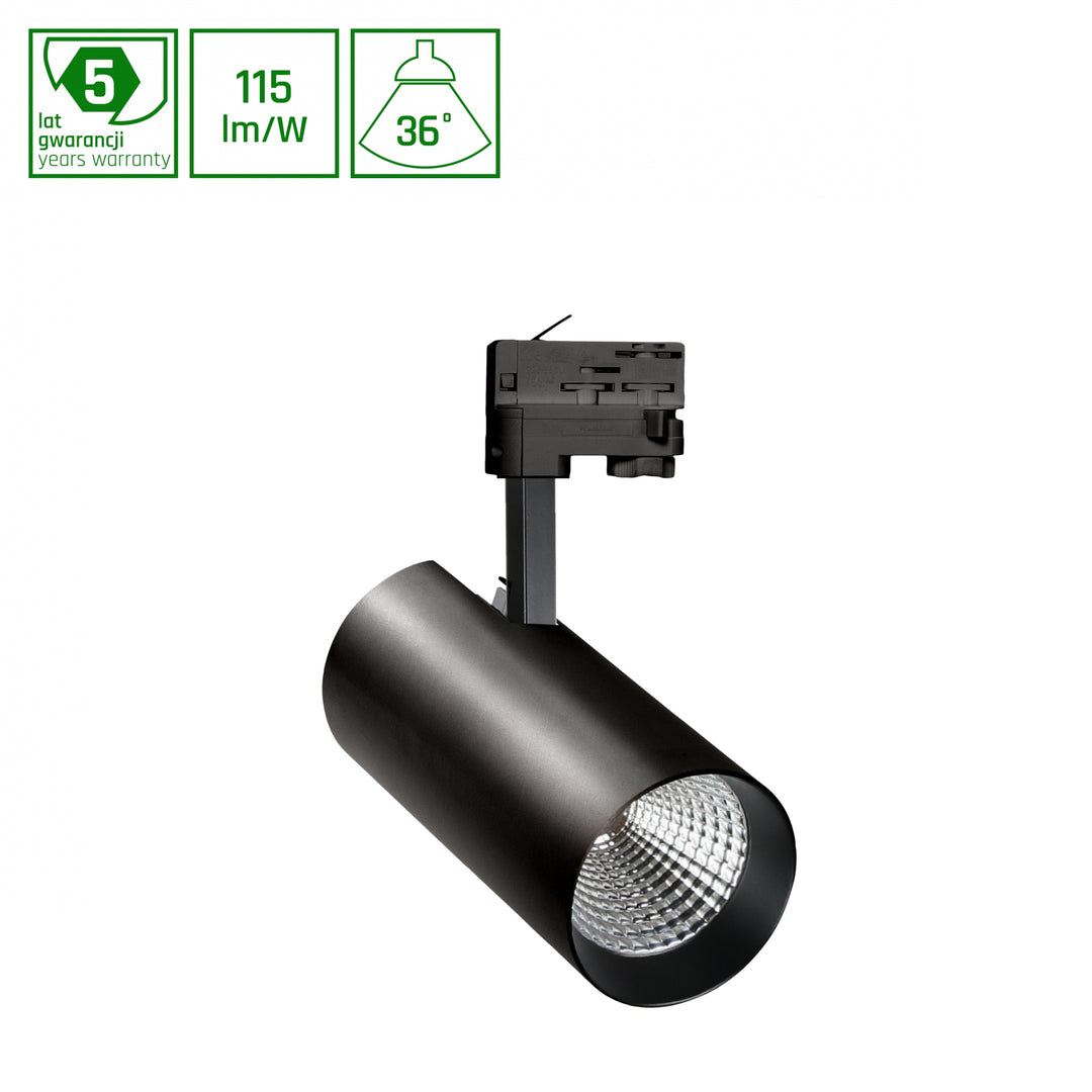 Spot MDR BRANTA 930 27W 230V 36DEG BLACK DALI