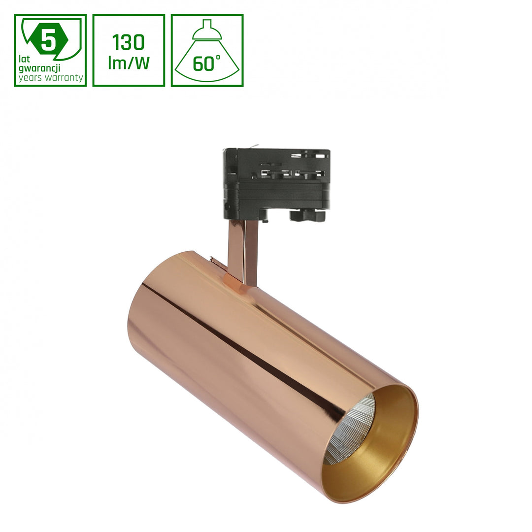 Spot MDR BRANTA METALICA 830 27W 230V 60DEG GOLD