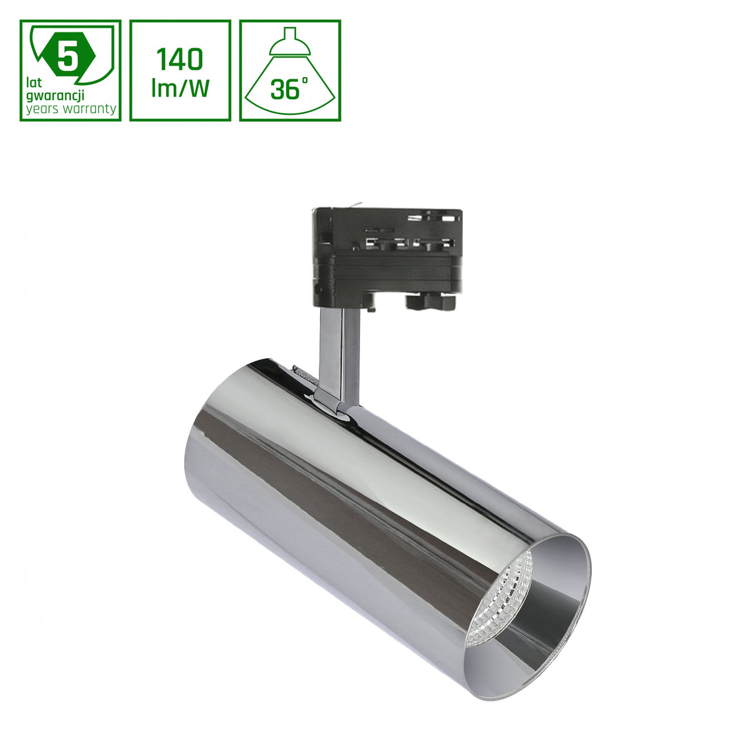Spot MDR BRANTA METALICA 830 19W 230V 36DEG SILVER